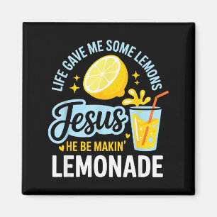 Das Leben gab mir einige Zitronen Jesus Er macht L Magnet
