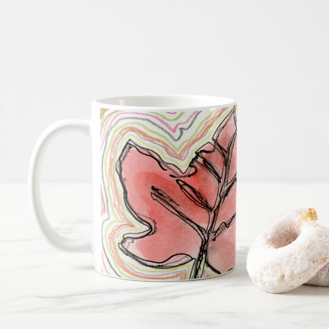 Das Leben geht auf Design auf einer Tasse / Cup (Mit Donut)