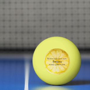 Das Leben gibt dir Zitate von Lemons Tischtennisball