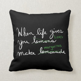 Das Leben gibt euch Limonen machen Margaritas Kissen