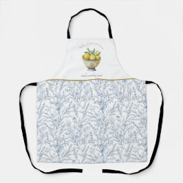 Das Leben gibt Lemons Inspiration Navy Blau Schürze