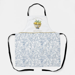 Das Leben gibt Lemons Inspiration Navy Blau Schürze