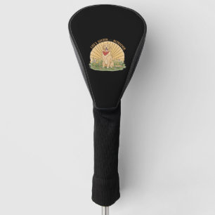 Das Leben golden mit einem Niedlichen Retriever - Golf Headcover