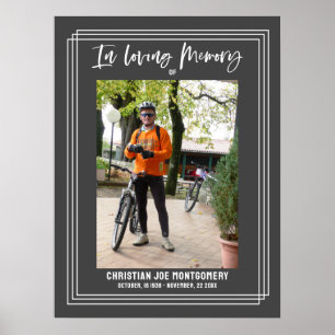 Das Leben Grey Foto Trauerfeier feiern Poster