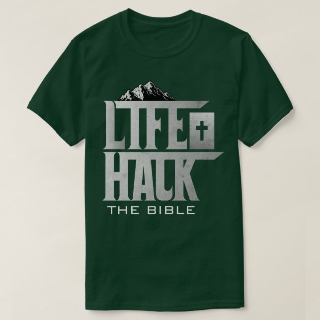 Das Leben hackt die Bibel T-Shirt (Design vorne)