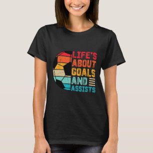 Das Leben handelt von Zielen Und Ists Lustig Junge T-Shirt