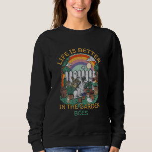 Das Leben im Garten Bienen Bienenzucht Funny Sweatshirt