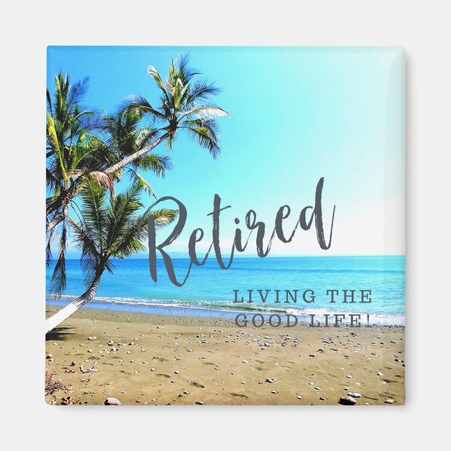 Das Leben im guten Leben, die tropische Landschaft Magnet (Vorne)