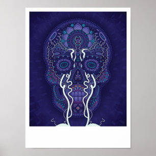 Das Leben im Inneren: Vitaler Fluss von Daniel Tab Poster