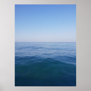 Das Leben im Ozean wandelt sich durch nautische Fo Poster