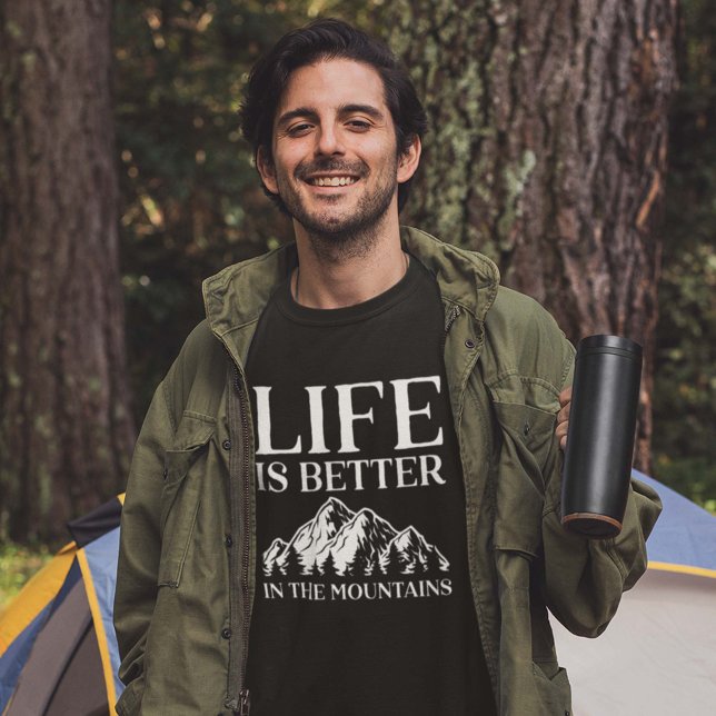 Das Leben in den Bergen ist besser T-Shirt (Life is better in the mountains shirt)
