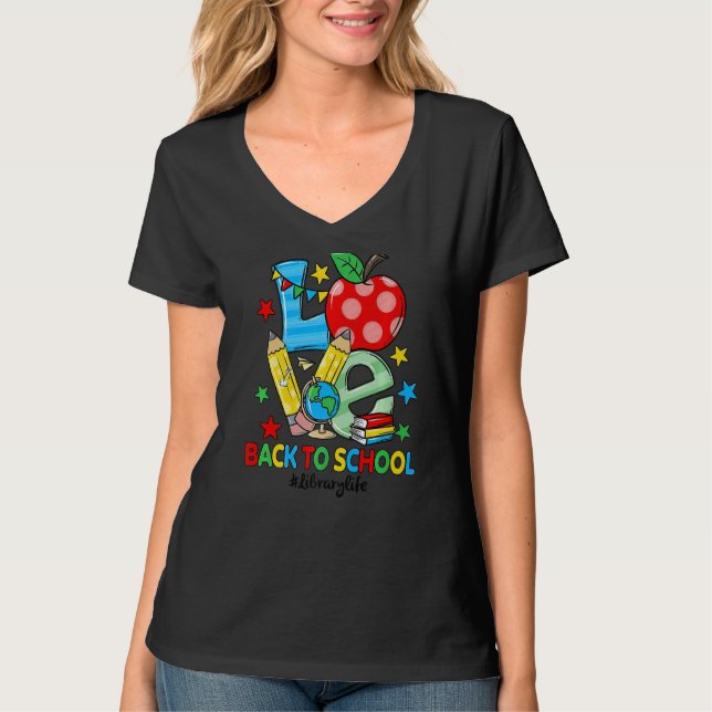 Das Leben in der Liebe wird zurück zum Lehrer T-Shirt (Vorderseite)