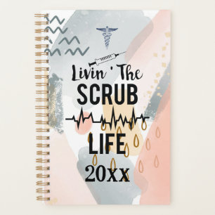 Das Leben in dieser Scrub Life Mid Century Moderne Planer