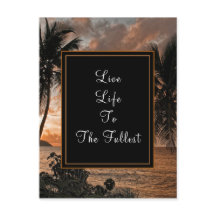 Das Leben in einem tropischen Strand