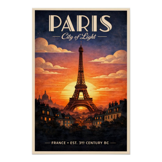 Das Leben in Paris Poster (Vorderseite)