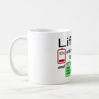 Das Leben ist 10%, was mit Ihrer Tasse geschieht