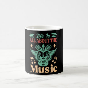 Das Leben ist alles über Musik Kaffeetasse