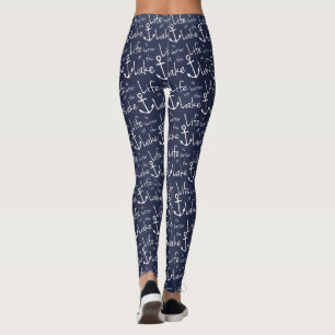 DAS LEBEN IST AM SEE BESSER LEGGINGS