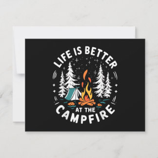 Das Leben ist besser am Lagerfeuer Lustiges Campin