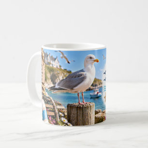 Das Leben ist besser am Meer Möwe Kaffeetasse