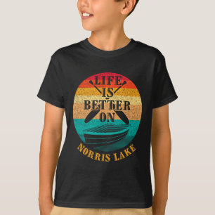 Das Leben ist besser am Norris Lake, lustiger Boot T-Shirt