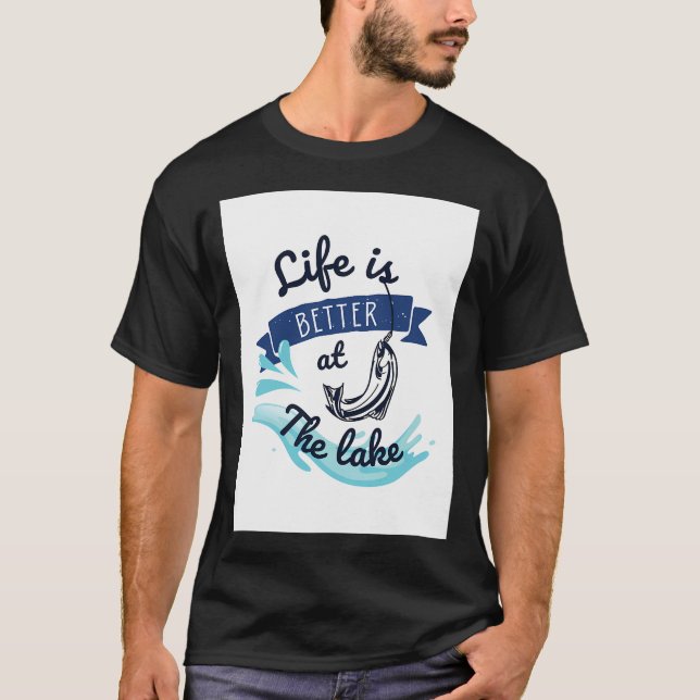 Das Leben ist besser am See T-Shirt (Vorderseite)