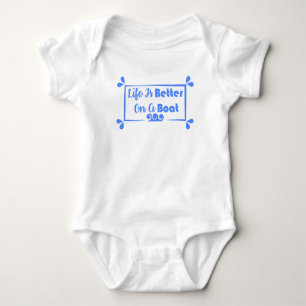 Das Leben ist besser an der Grenze Baby Strampler