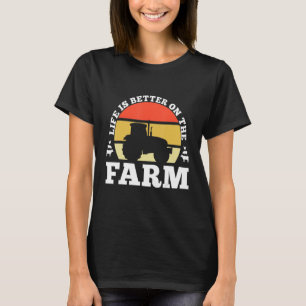 Das Leben ist besser auf, dem, Bauernhof, Süße Tie T-Shirt