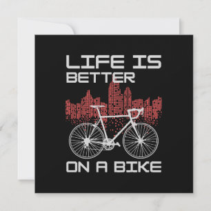 Das Leben ist besser auf dem Bike Einladung