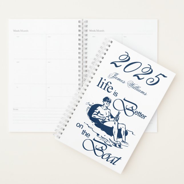 Das Leben ist besser auf dem Boot Funny Rowboat Ca Planer (Anzeige)