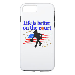 DAS LEBEN IST BESSER AUF DEM COURT USA-DESIGN Case-Mate iPhone HÜLLE