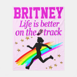 DAS LEBEN IST BESSER AUF DEM PERSONALISIERTEN BLAN FLEECEDECKE