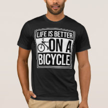 Das Leben ist besser auf einem Fahrrad Fahrrad Zit