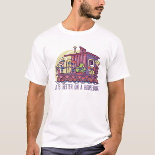 Das Leben ist besser auf einem Houseboat-Funny Hou T-Shirt