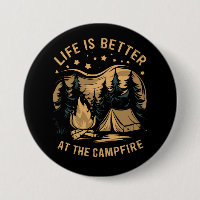 Das Leben ist besser im Campingplatz Camp-Camping