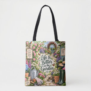 Das Leben ist besser im Garten-Tote