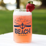 Das Leben ist besser im Namen des Beach House<br><div class="desc">Individuell eingerichtetes Strandhaus kann Brillen mit dem lustigen Sprichwort "Leben ist besser am Strand",  Bootswagen,  Ihren Familiennamen und das Jahr etabliert.</div>