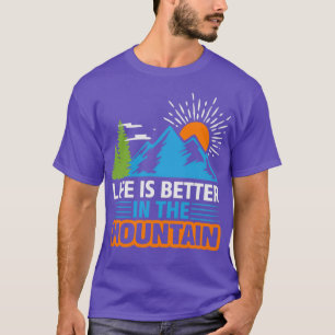 Das Leben ist besser in den sonnigen Redewendungen T-Shirt