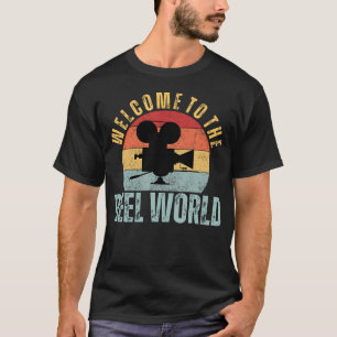 Das Leben ist besser in der Filmwelt - Lustige Kam T-Shirt