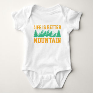 Das Leben ist besser in der Natur Baby Strampler