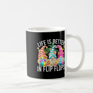 Das Leben ist besser in Flip Flops für Beach Girls Kaffeetasse