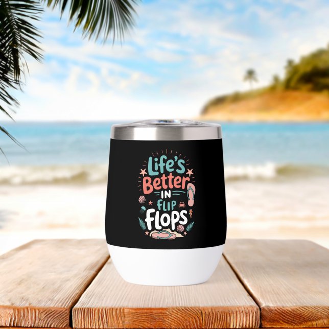 Das Leben ist besser in Flip-Flops – Lustiger trop (Strand (gedreht))