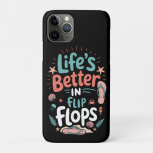 Das Leben ist besser in Flip-Flops – Lustiger trop Case-Mate iPhone Hülle