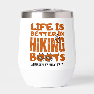 Das Leben ist besser in Wanderstiefeln