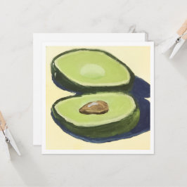 Das Leben ist besser mit Avocados Karte