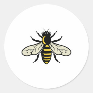 Das Leben ist besser mit Bienen Biologe Earth Day  Runder Aufkleber