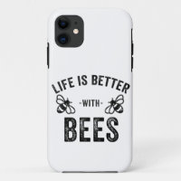 Das Leben ist besser mit Bienen coole Honigbiene T