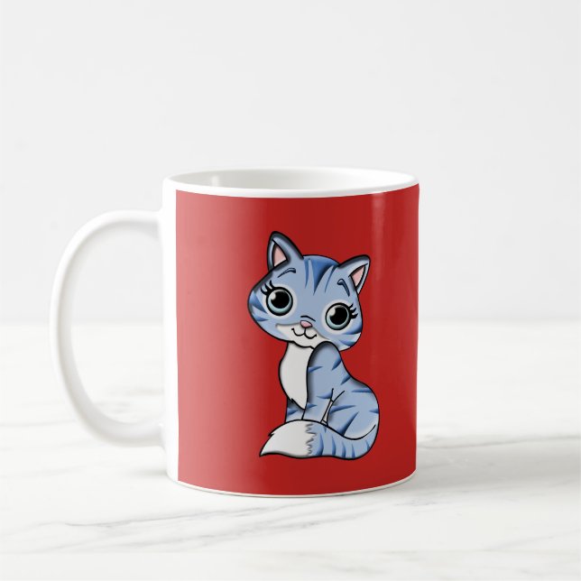 DAS LEBEN IST BESSER MIT CATS-Kaffeebeuteln Kaffeetasse (Links)