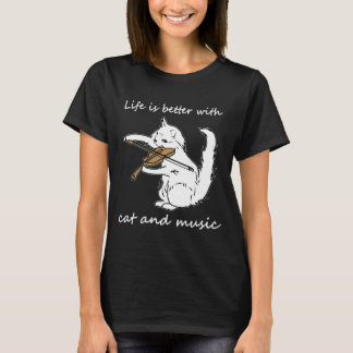 Das Leben ist besser mit Chat und Musik, Chat und T-Shirt