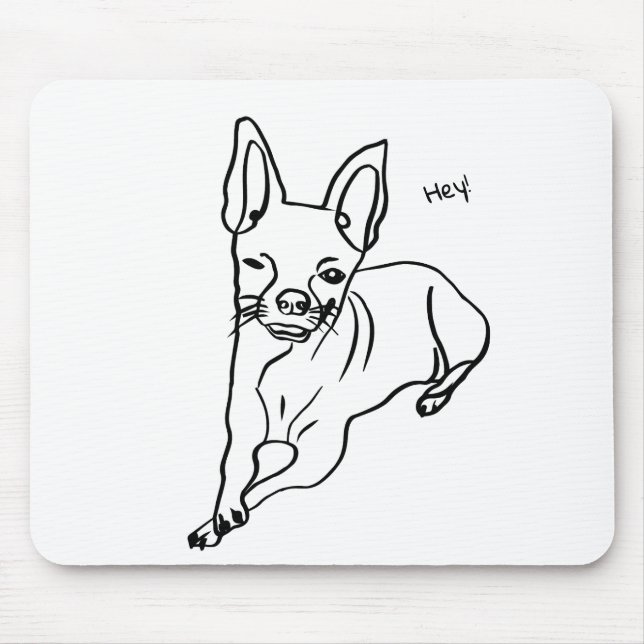Das Leben ist besser mit Chihuahua Mousepad (Vorne)